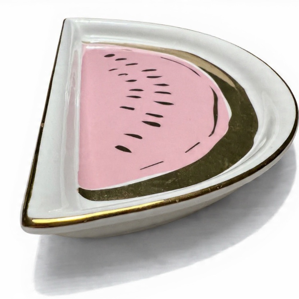 Watermelon Trinket Tray / Decorative Dish 6.75” x 3.5”